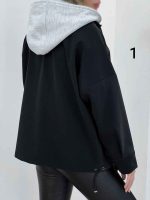 سوییشرت طرح دار پایین گت کد 5571 - تصویر 16
