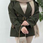 بارانی چهاردکمه متینا کد 5574