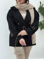 بارانی چهاردکمه متینا کد 5574 - تصویر 8