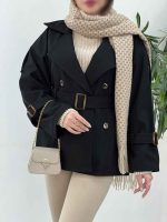 بارانی چهاردکمه متینا کد 5574 - تصویر 10