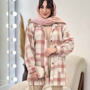 شکت چهارخونه دو جیب هستی کد 5581