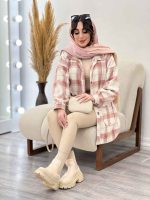 شکت چهارخونه دو جیب هستی کد 5581 - تصویر 8