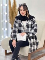 شکت چهارخونه دو جیب هستی کد 5581 - تصویر 17