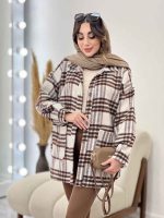 شکت چهارخونه دو جیب هستی کد 5581 - تصویر 3