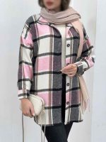 شکت چهارخونه دیبا کد 5596 - تصویر 11