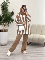 ست بافت راه راه مهناز کد 5603 - تصویر 10