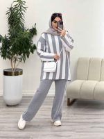 ست بافت راه راه مهناز کد 5603 - تصویر 4