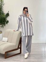 ست بافت راه راه مهناز کد 5603 - تصویر 9