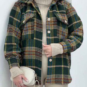 شکت چهارخونه جیب پاکتی ثنا کد 5614
