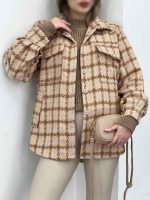 شکت چهارخونه جیب پاکتی ثنا کد 5614 - تصویر 5