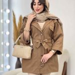 بارانی چهار جیب آستین پاکتی کد 5616