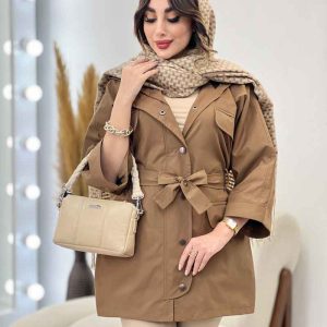 بارانی چهار جیب آستین پاکتی کد 5616