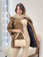 بارانی چهار جیب آستین پاکتی کد 5616 - تصویر 18