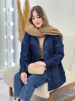 مانتو جین دو جیب فرنوش کد 5619 - تصویر 7