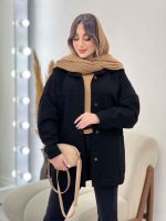 مانتو جین دو جیب فرنوش کد 5619 - تصویر 3