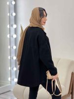 مانتو جین دو جیب فرنوش کد 5619 - تصویر 9