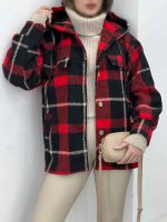 شکت چهارخونه کلاهدار پینار کد 5617 - تصویر 8