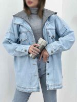 جین ترکیبی کلاهدار شیلا کد 5633