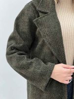 پالتو دو دکمه نیلیا کد 5626 - تصویر 11