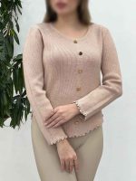 بافت یقه گردپایین دالبر کد 5598 - تصویر 3