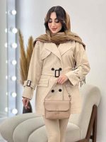بارانی سرجیب دوبل ژیله دار کد 5608 - تصویر 6