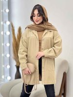 مانتو کتان دو جیب بنیتا کد 5611 - تصویر 8