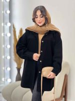 مانتو کتان دو جیب بنیتا کد 5611 - تصویر 7