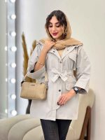 بارانی چهار جیب آستین پاکتی کد 5616 - تصویر 3