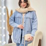 مانتو جین دو جیب فاریا کد 5637