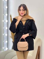 بارانی چهار جیب آستین پاکتی کد 5616 - تصویر 16