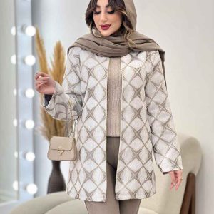 پالتو جلو باز مغزی دوزی کد 5592