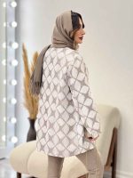 پالتو جلو باز مغزی دوزی کد 5592 - تصویر 11