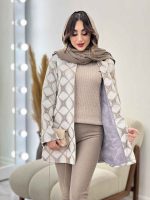 پالتو جلو باز مغزی دوزی کد 5592 - تصویر 5