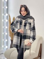 شکت چهارخونه دو جیب تبسم کد 5593 - تصویر 30