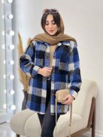 شکت چهارخونه دو جیب تبسم کد 5593 - تصویر 12