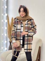 شکت چهارخونه دو جیب تبسم کد 5593 - تصویر 27