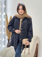 شکت چهارخونه دو جیب تبسم کد 5593 - تصویر 24
