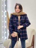 شکت چهارخونه دو جیب تبسم کد 5593 - تصویر 26
