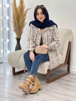 شکت چهارخونه دو جیب تبسم کد 5593 - تصویر 22