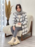شکت چهارخونه دو جیب تبسم کد 5593 - تصویر 5