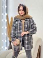 شکت چهارخونه دو جیب تبسم کد 5593 - تصویر 19