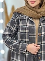 شکت چهارخونه دو جیب تبسم کد 5593 - تصویر 4