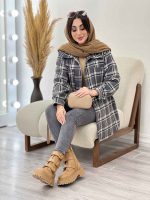 شکت چهارخونه دو جیب تبسم کد 5593 - تصویر 18