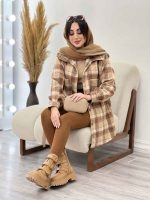 شکت چهارخونه دو جیب تبسم کد 5593 - تصویر 16