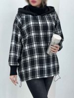 هودی چهارخونه پایین گت مهدیس کد 5651 - تصویر 30