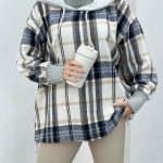 هودی چهارخونه پایین گت مهدیس کد 5651