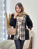 بارانی ترکیبی بغل کش کد 5449 - تصویر 20