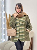 بارانی ترکیبی بغل کش کد 5449 - تصویر 12