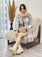 شکت چهارخونه جیب نما جانان کد 5669 - تصویر 30
