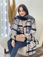 شکت چهارخونه جیب نما جانان کد 5669 - تصویر 7